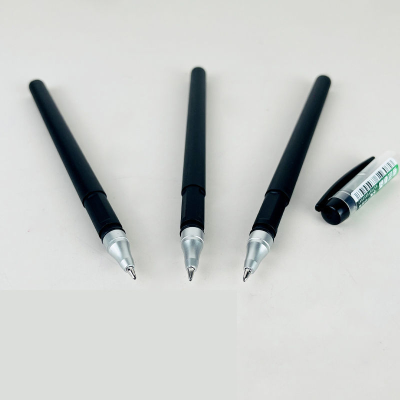 Matte Black Ballpoint Pen for Students - Durable & Smooth Writing
