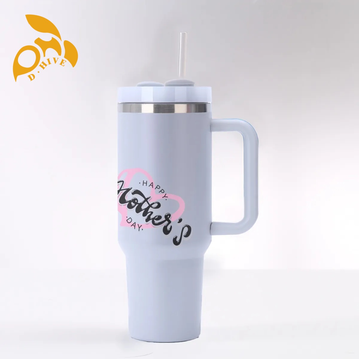 free shipping of customized 40 oz Tumbler With Handle Leak-proof Beautiful appearance Durable atttractive
