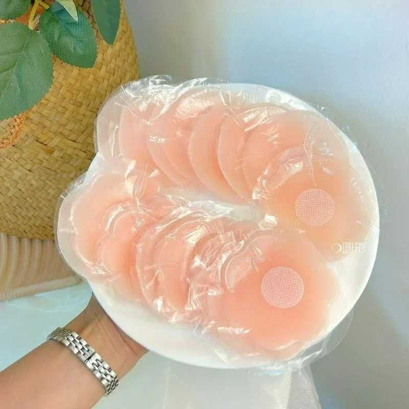 2/100Pcs Reusable Nipple Cover Women Self-adhesive Petal Strapless Chest Breast Sticker Reusable Patch Bra Lift Up Pad Wholesale W250624