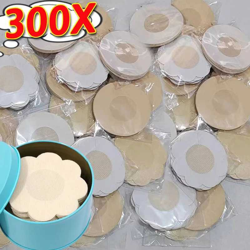 60/300Pcs Invisible Womens Nipple Cover Stickers Non-woven Breast Lift Tape Pasties Self-Adhesive Bra Padding Chest Paste Patch W250624