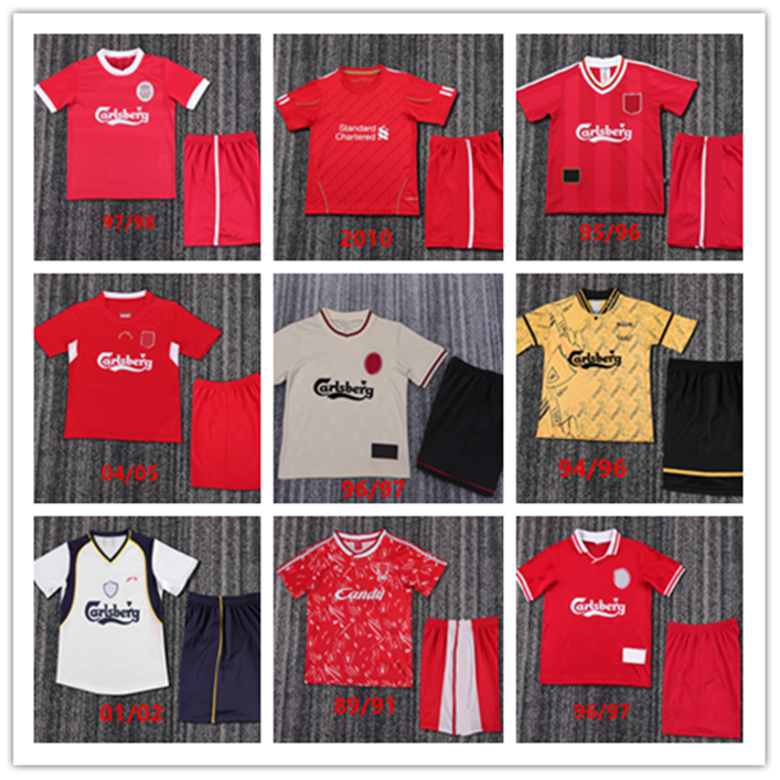 KIDS DALGLISH Retro Football Shirt Retro Classic Football Shirt Vintage 2005 RUSH FOWLER BARNES TORRES 85 86 89 91 Owen 88 89 93 95 00 01 02 04 05 06 07 08 09 10 11 McManaman