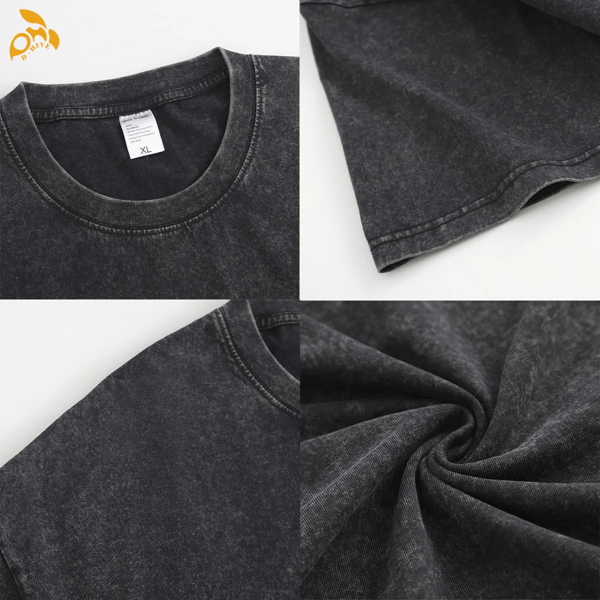 free shipping of customized fashionable American General Motors heavyweight T-shirt 230GSM front DTF with exquisite patterns from US