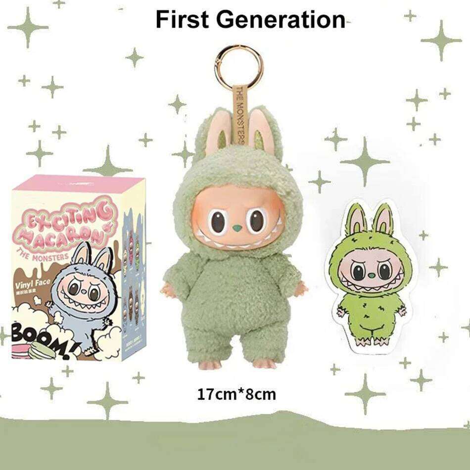 Anime For Labubu Monster Heartbeat aron Blind Box PVC Figures Desktop Decoration Cute Toys Kids Pendant Birthday Gift
