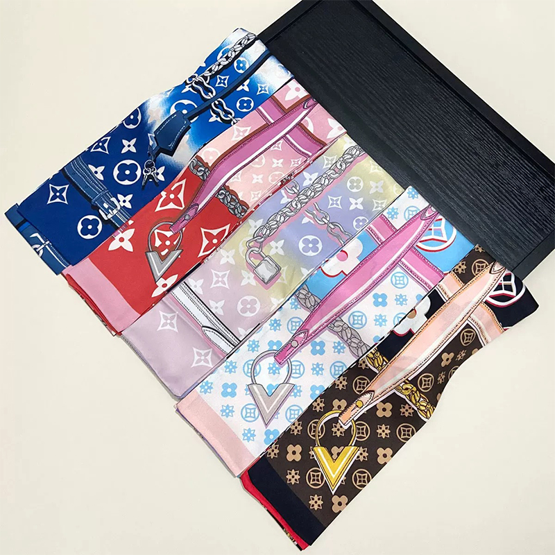 Luxury Designer Headbands Hair Accessories Ponytail for woman Holder Tie Bandeau Elastic Ornaments Decorations Hair Jewelry Silk Scarf Scarves Free Sh