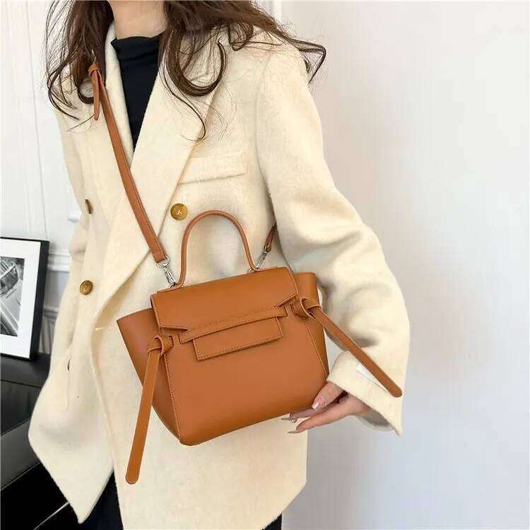 Spring 2025 PU Shoulder Bag With Magnetic Snap & Ed Detailing - Lightweight Adjustable For Commute/Daily Use