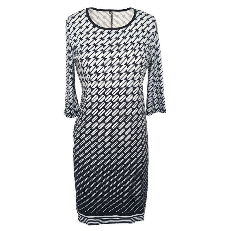 Spring And Autumn Dress Plus Size Three-Quarter Sleeve Elegant Women's Clothing B5