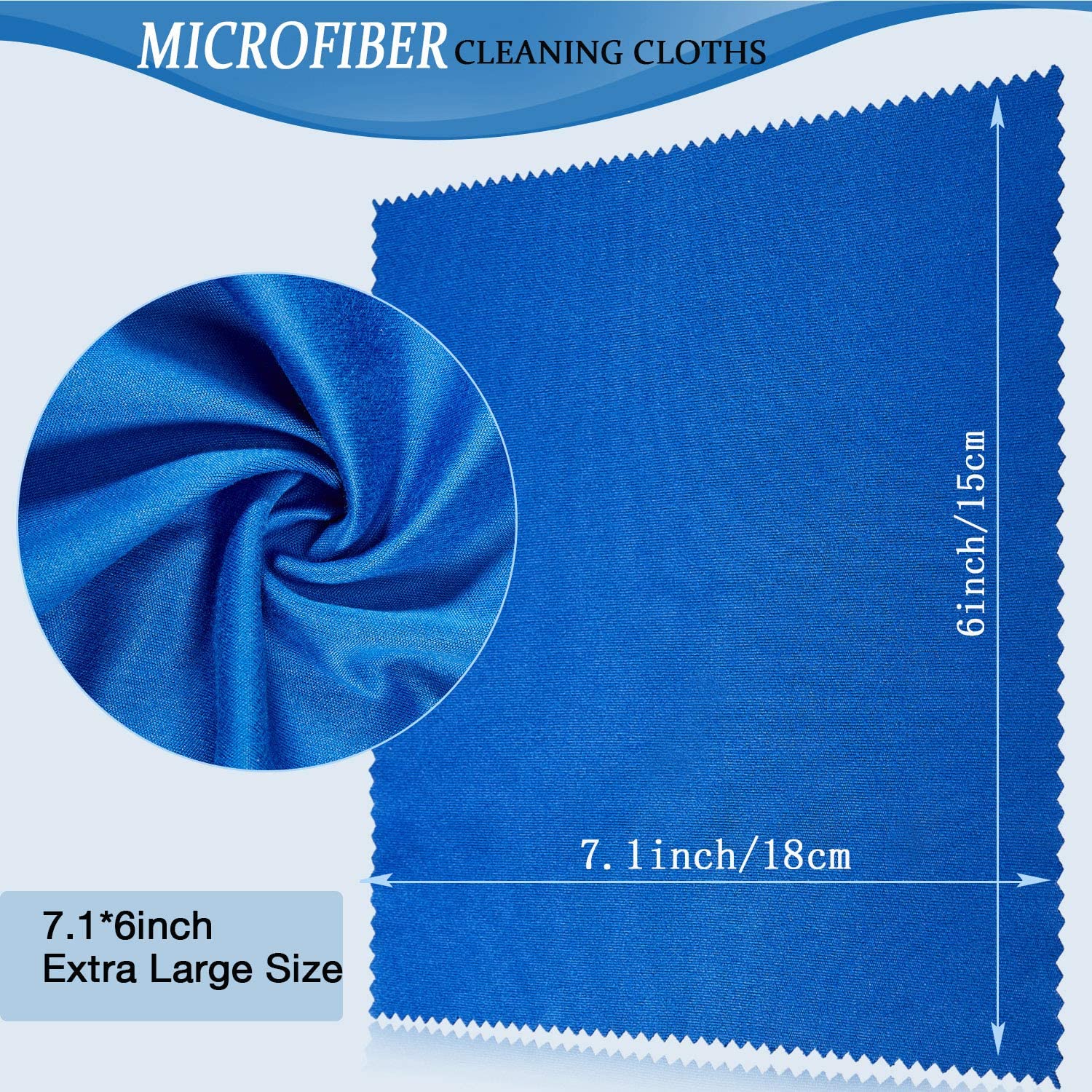 Microfiber Optical Lens Cleaning Cloth for Sunglasses Glasses Ready Goods for Car Wash Wine Wet Towel Screen Cleaners-MOQ 100pcs