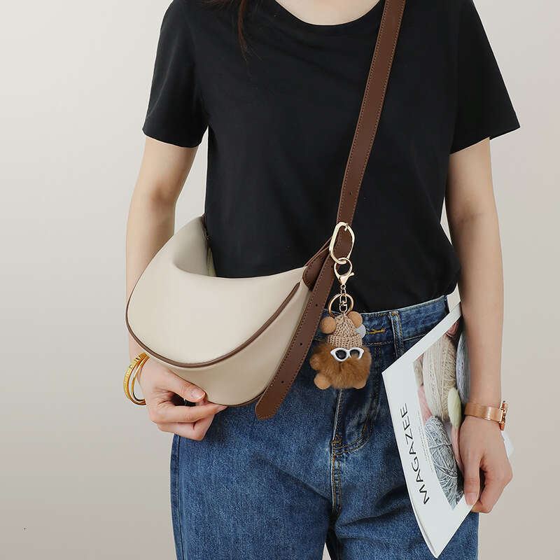 Designer Bag For Women Summer New Crossbody Versatile High Quality Texture Niche Genuine Leather Dumpling Bag Handbag