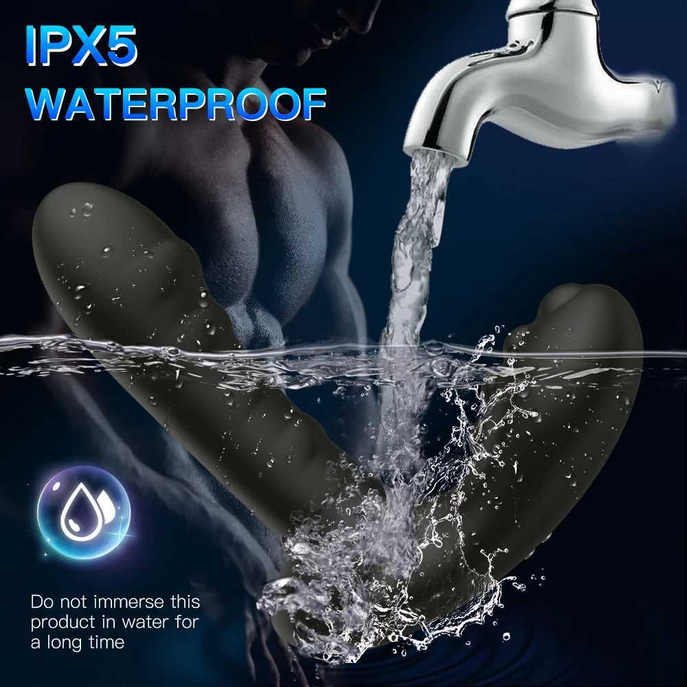 Male Prostate Massager Tickling Anal Vibrators Vibrating Butt Plug Vibrator GSpot Anal Dildo Stimulator Adult Sex Toys For Men W250624