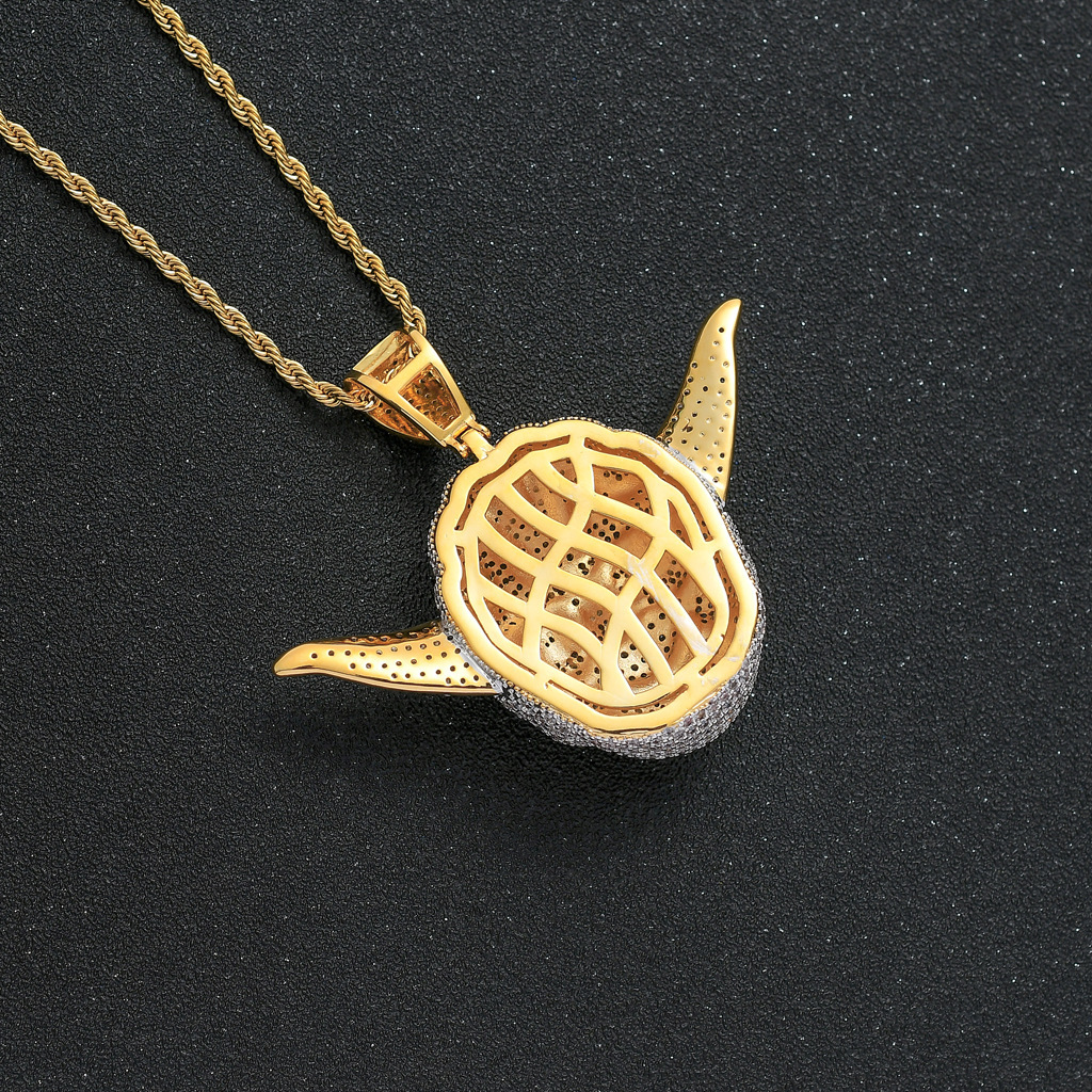 Moissanite Jewelry Cartoon Character Hip Hop Pendant Iced Out Diamond Punk Necklace Swag Accessory Pass the diamond tester