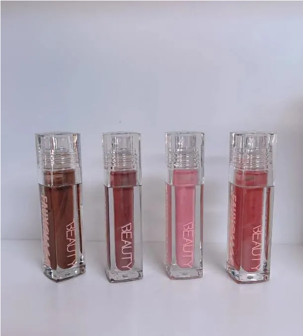 Huda Makeup gloss 3.9ml Faux Filler Extra Shine Lipgloss Brillant Liquid Lipstick Lip Plumper Brand Lipbalm Moisturizing Glitter Beauty Cosmetics Free