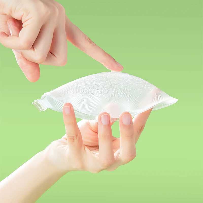 Adhesive Bra Strapless Sticky Invisible Push up Silicone Bra for Backless Dress with Nipple CoversW250624