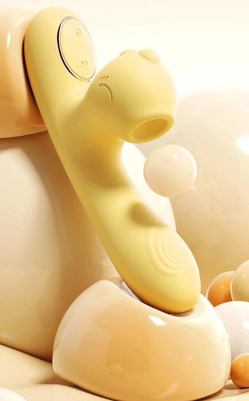 Doudoulong vibrator heated constant temperature dual head sucking flirting girl toy sex toy masturbator 250624