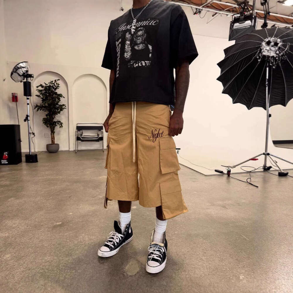 2025 New American Street Hip-Hop Style Loose Casual Patchwork Straight Pants