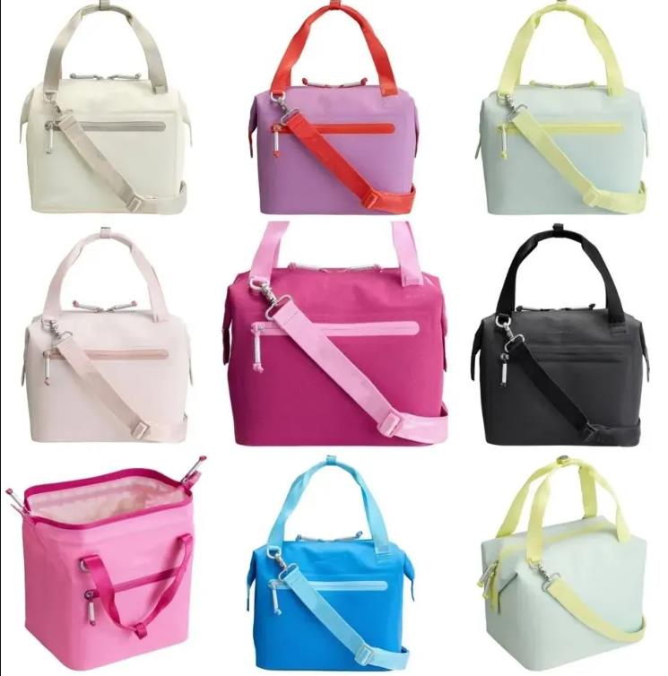 US Warehouse All Day Julienne Mini Soft Cooler Lunch Bag Box 10-Can Recycled Polyester Cooler 12-Hour Cooling Travel Cooler Bags