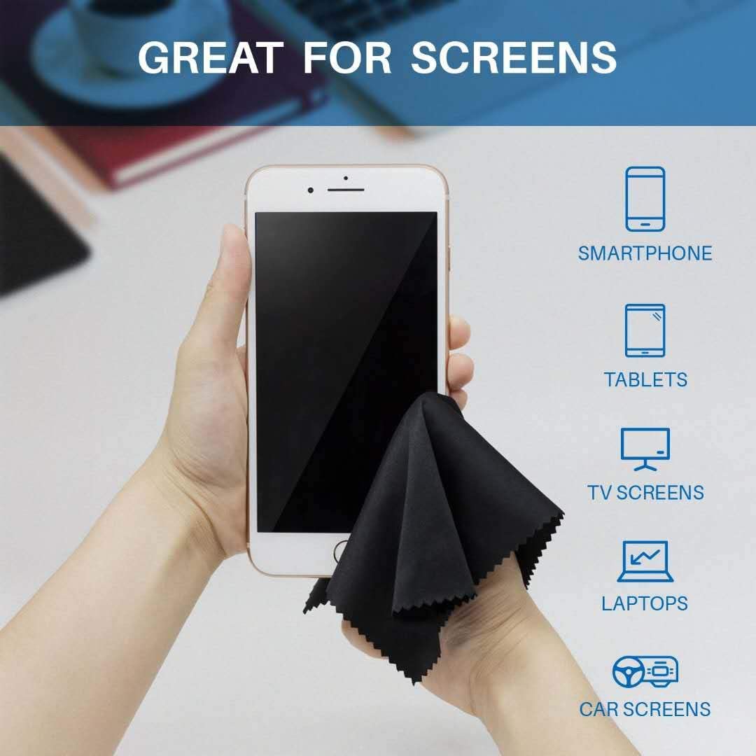 Hot Sale Premium Microfiber Eye Glasses Cleaning Cloth Multi-Color in Stock Sizes Available for Optimal Eyeglasses Care
