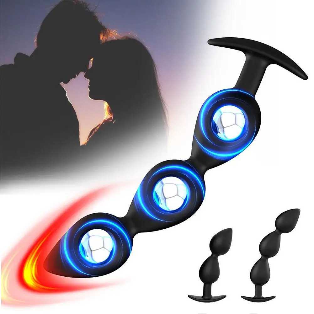 Anal Beads Balls Long Dildo Training Silicone Anus Ass But Butt Plug Analplug Buttplug Butplug Adult Sex Toys Analsex Prostate W250624