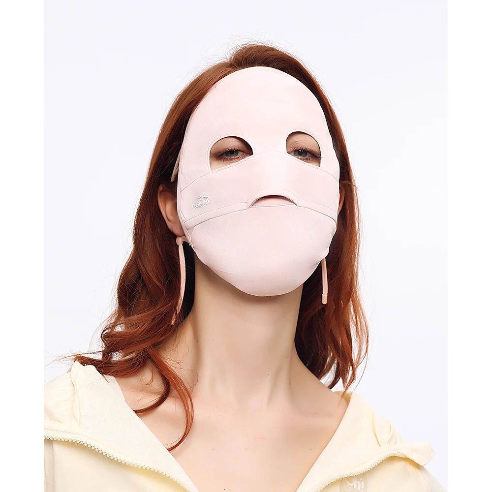 OhSunny Summer Face Masks Breathable Fabric Washable Sun Protective Balaclava Anti-UV UPF50 Beach Facekini for Women Outdoor 250624
