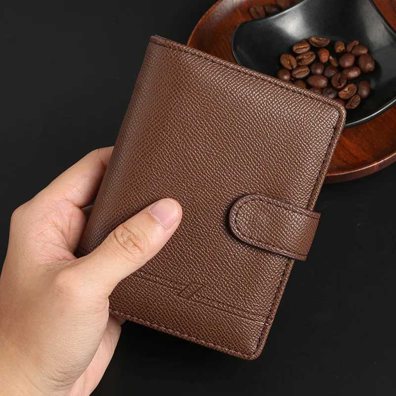Leather Wallet for Men RFID Blocking Wallet Extra Capacity with 2 ID Windows Slim Trifold Purse with Multi Card Slot Coin PocketXJ250624