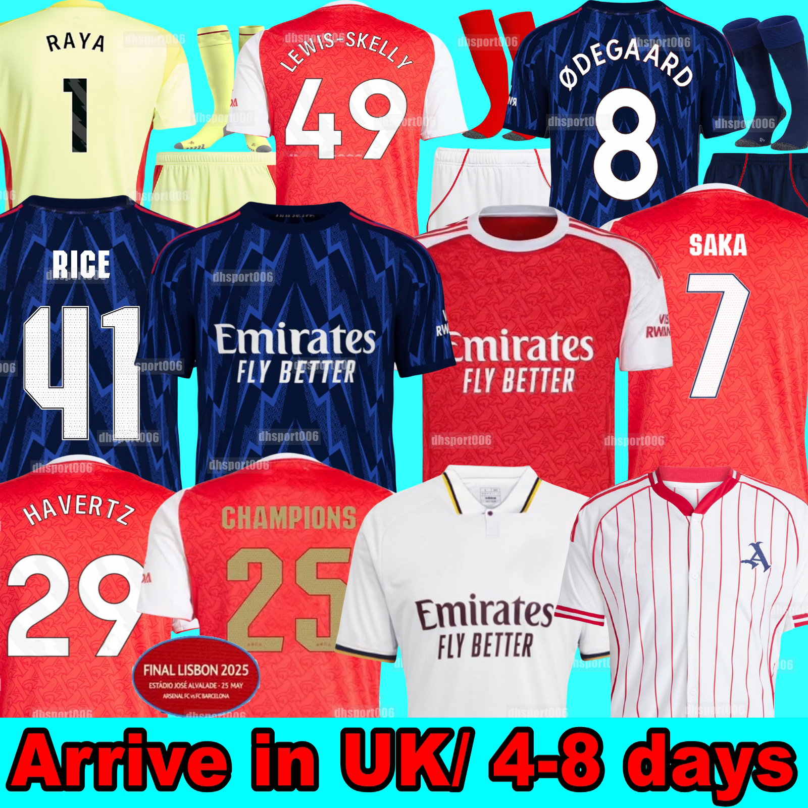25 26 soccer jerseyS MITH ROWE PEPE SAKA ODEGAARD THOMAS MARTINELLI TIERNEY 2025 2026 football shirt Men HENRY CHILD Fans Player version 24 25