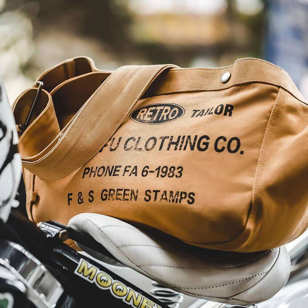 Hot Selling Vintage Large-Capacity Magnetic Buckle Newsboy Bag Letter Design Canvas Motorcycle Computer Tote Messenger Bags Designer Bags