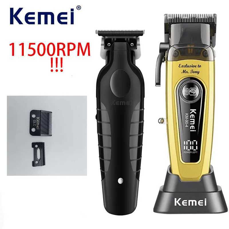 Kemei 2299 90-4 Barber 11500 RPM Hair Clipper Professional Rechargeable Trimmers Brushless Motor Men Finish Hair Cutting Machine XJ250624
