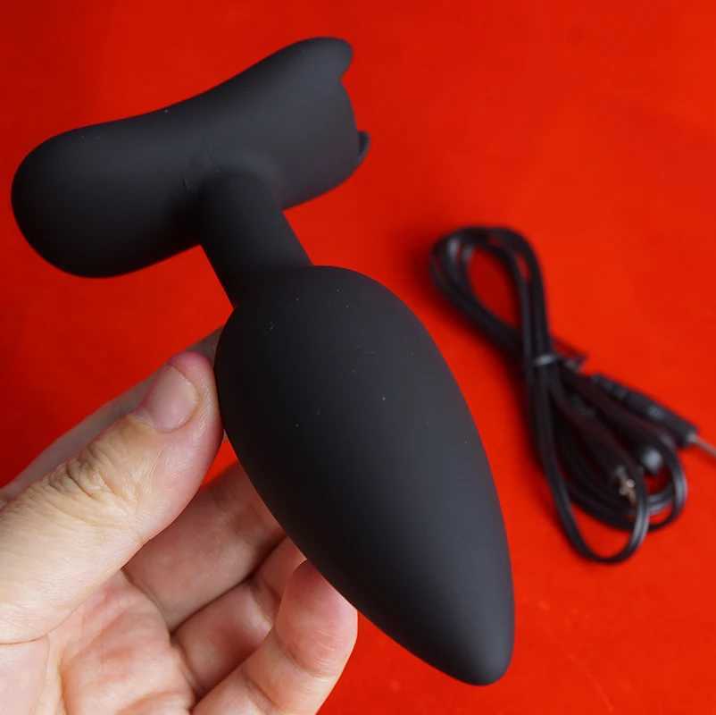 Electro BDSM Plug Anal.Estim E-stim Butt Plug Dildo Vagina Anus Expansion Prostate Massage Ass Dilator Electric Sex Electrosex W250624