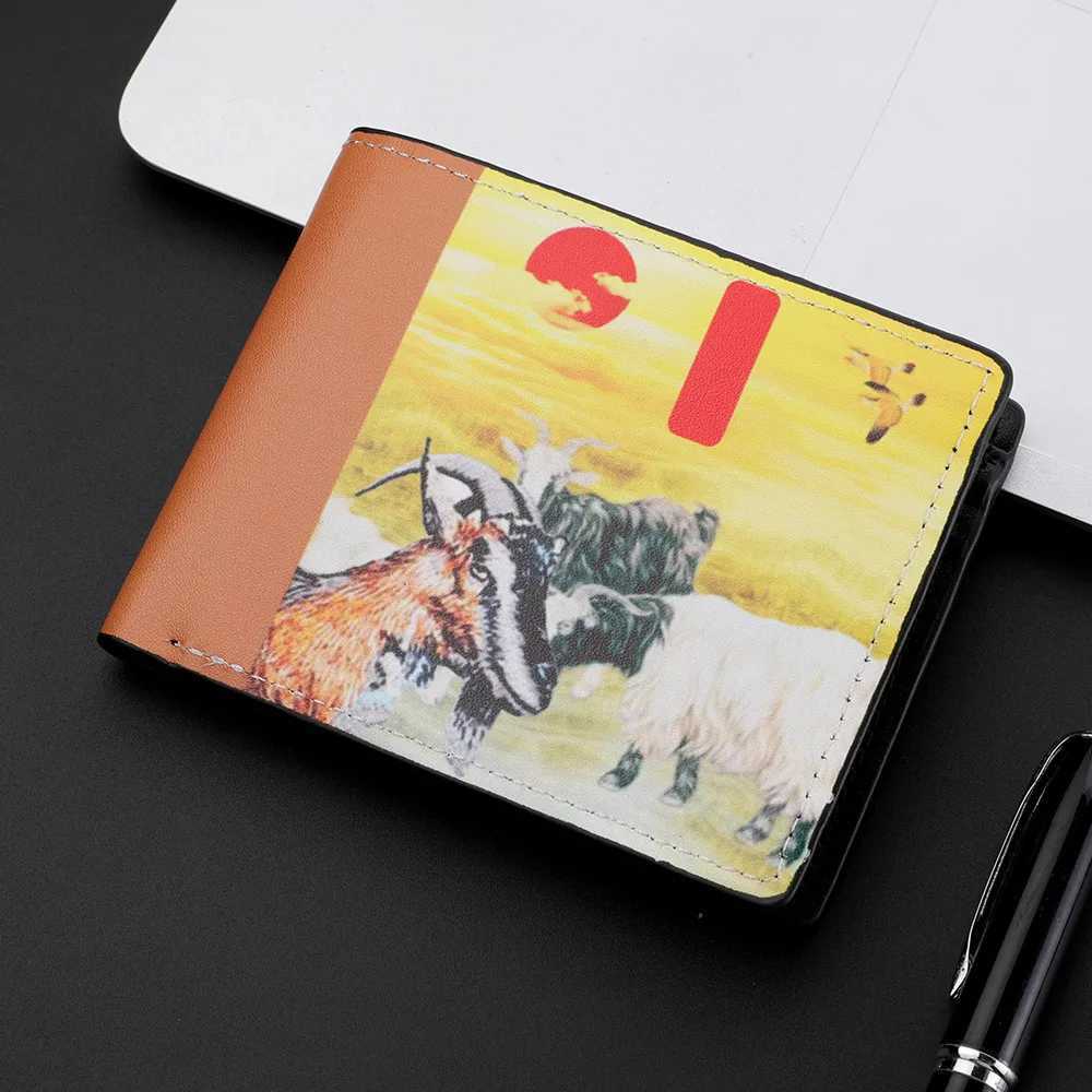 New Mens Pu Leather Wallet High Quality Short Design Card Holder Fi Trendy Wallet For MenXJ250624