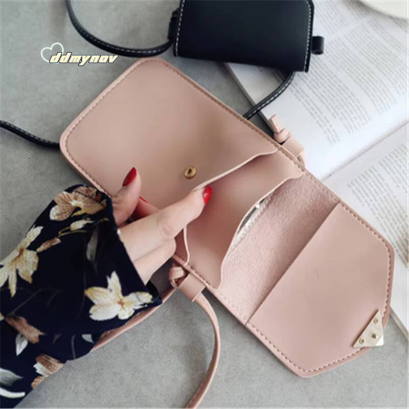 Transparent Touch Screen Cell Phone Purse Smartphone Wallet Shoulder Strap Handbag PU Leather Casual Crossbody Bags Women ddmynov