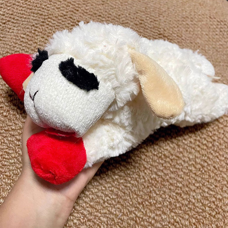 Pet toys that make sounds, are chewy and can relieve boredom, dog plush toys, cute dream sheep, bb cries, and companion dolls