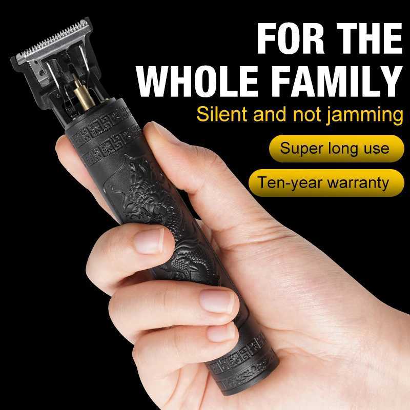 T9 Haircut Razor for Men Rechargeable Clipper Shaver Adult Electric Vintage Clipper Razor Home USB Charging Barber Shop Black Dra XJ250624