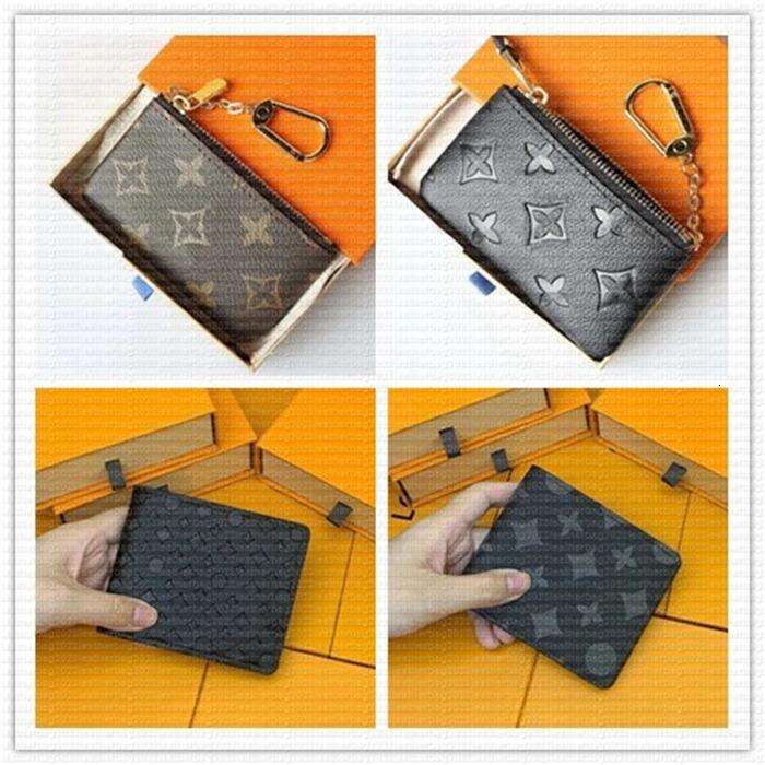 Designers s Purses KEY POUCH POCHETTE CLES Women Mens Key Ring Credit Card Holder Coin Purses Mini Wallet Bag with box and dustbag M62650 M80879
