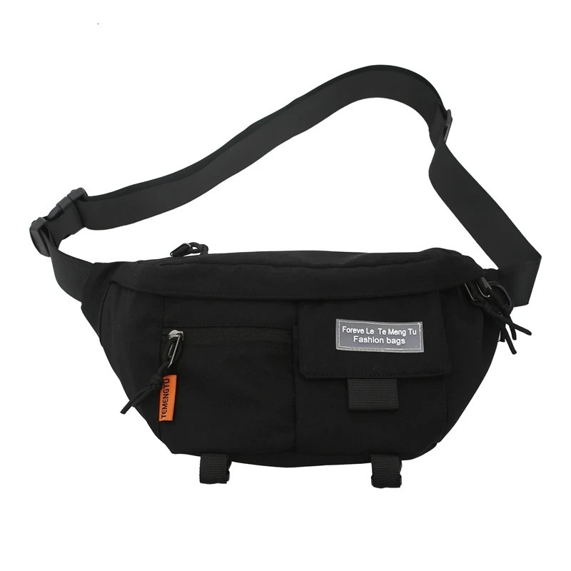 Chest Pack Street Trend Waist Bag Unisex Outdoor Sports Fanny Pack Woman Shoulder Crossbody Bag Fashion Nylon Belt Bag Purse 250623