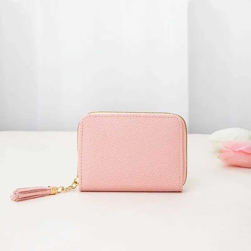 Fi Tassel Women Wallet Female Purse PU Leather Short Mini Wallets Zipper Clutch Purse Female Small Wallet for Women XJ250624