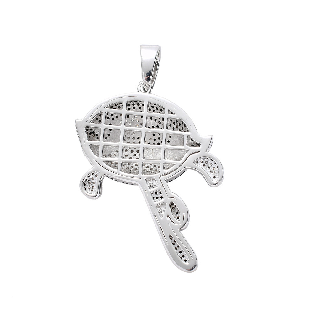 Luxury Moissanite Jewelry Hip Hop Necklace The Powerpuff Girls Cartoon Pendant Unique Street Punk Iced Out Necklace Pass the diamond tester