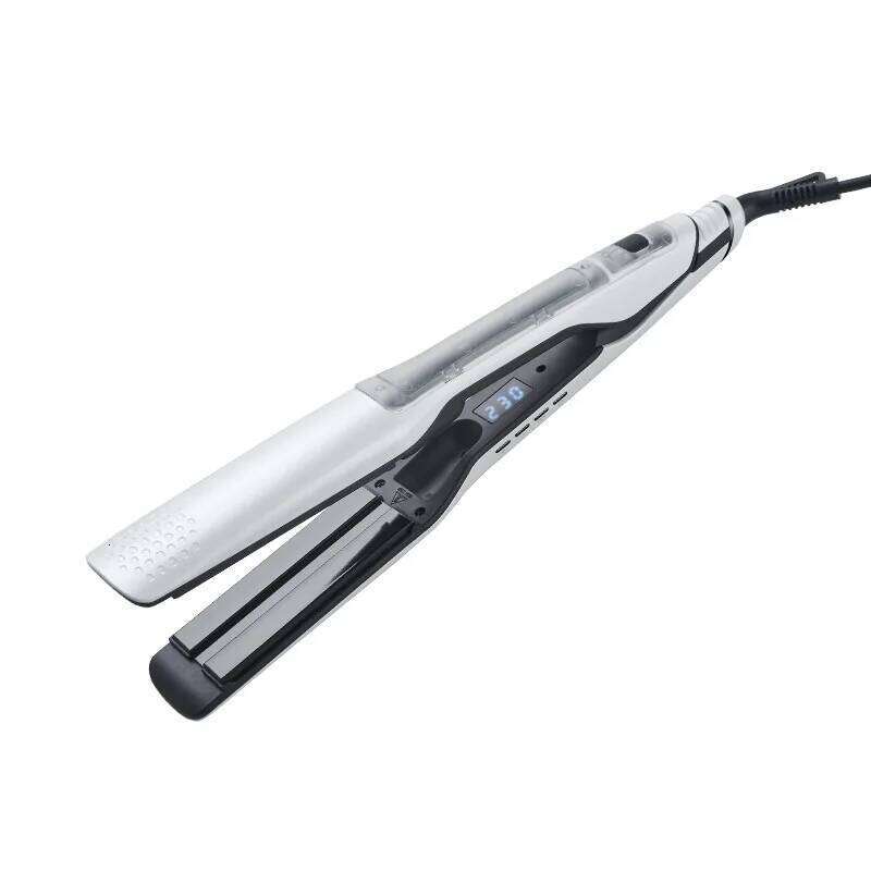 Steam LCD Electric Straightener Water Tank Extended No Hair Damage Spray Straight Curl Dual-purpose Plywood