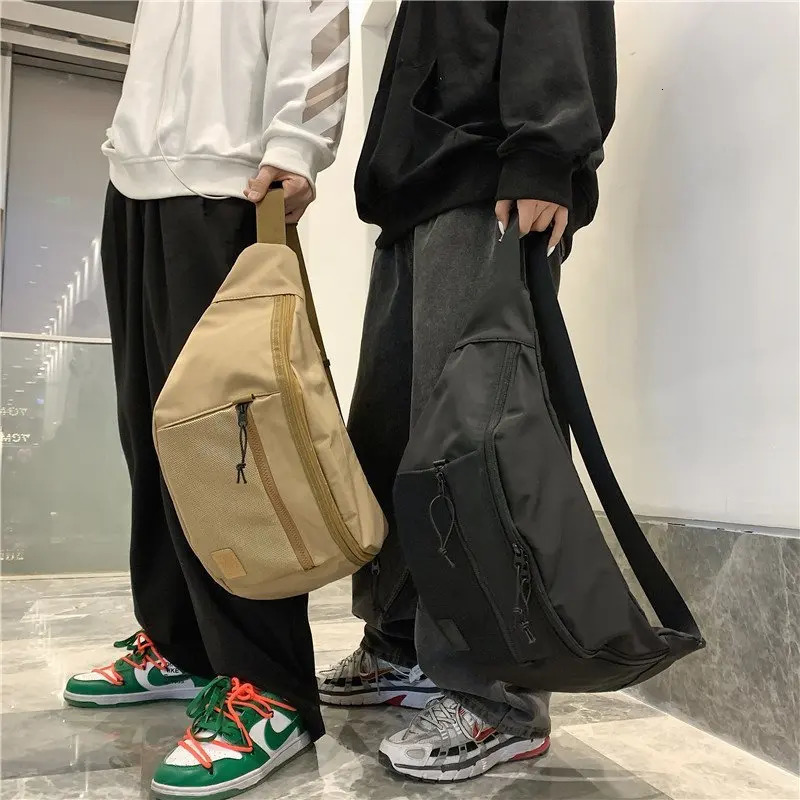 Nylon Waist Belt Bag Fanny pack Unisex Hip-hop Crossbody Chest Bags High Capacity Waist Bag Street Trend Waist pack Phone pack 250623