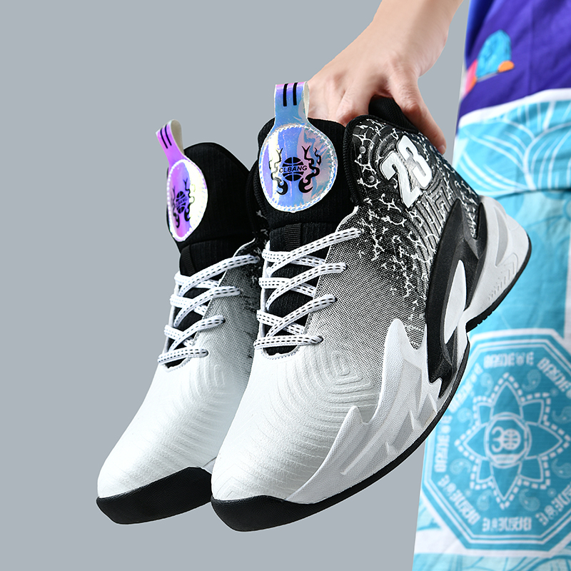 902-Men's Anti-Slip Outdoor Shoes Men's Combat Boots Sneakers Autumn and Winter Combat Rubber Sole Youth Student Basketball Shoes