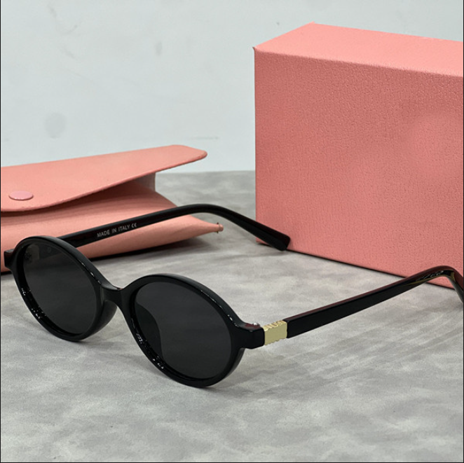 Clear Women Shades Mens sunglasses For Women Designer Sunglasses Eyewear Black Lunette Outdoor Oval Frame Sun Glasses Casual Vintage A105