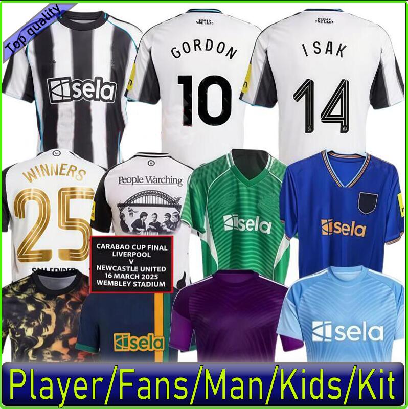 2025 2026 ISAK BRUNO 25 26 Soccer Jerseys TONALI GORDON newcaste 2025 football shirt JOELINTON LIVRAMENTO