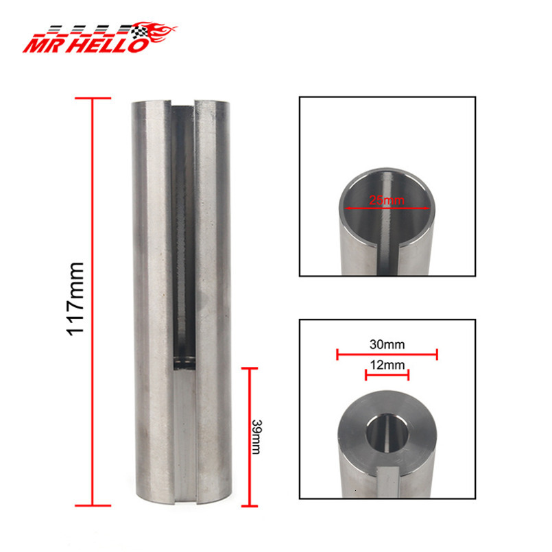 Engine Pulley Crankshaft Sleeve Extension to 1 1/8 1/4 Inch 304 Shaft Adapter