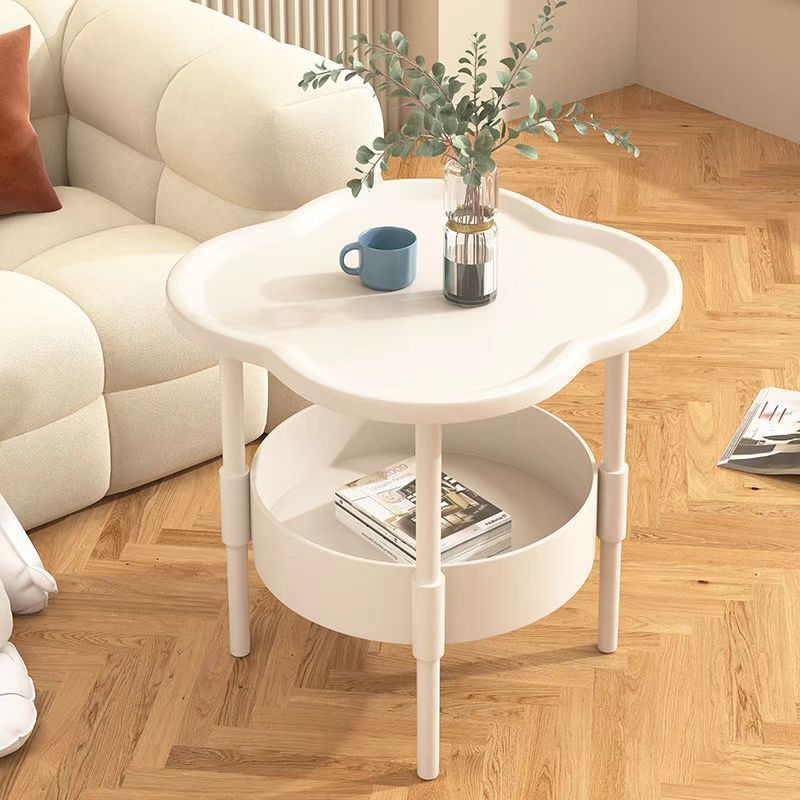 B6244 Side table creative flower-shaped bedside table home curved surface storage bedside table