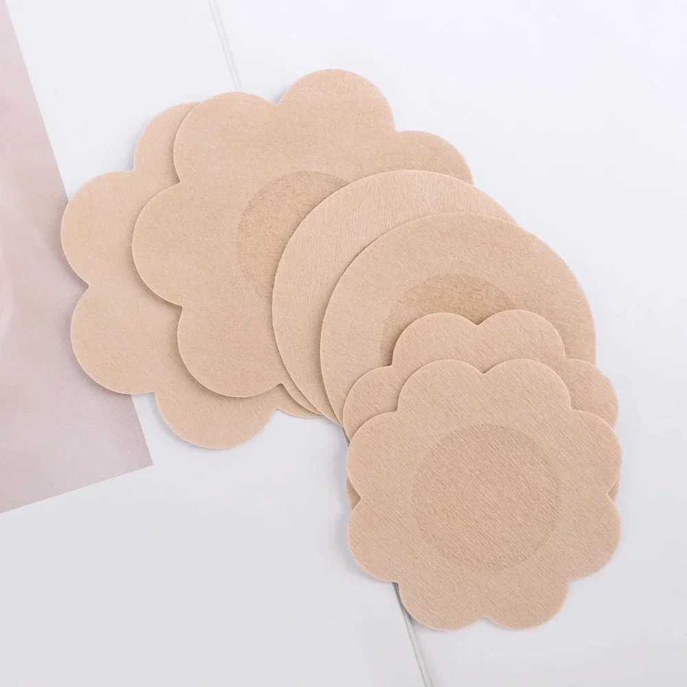 50/500pcs Cloth Nipple Cover Teat Hide Women Disposable Nipple Pasties Breast Petals Invisible Bra Padding Chest Sticker Patch W250624