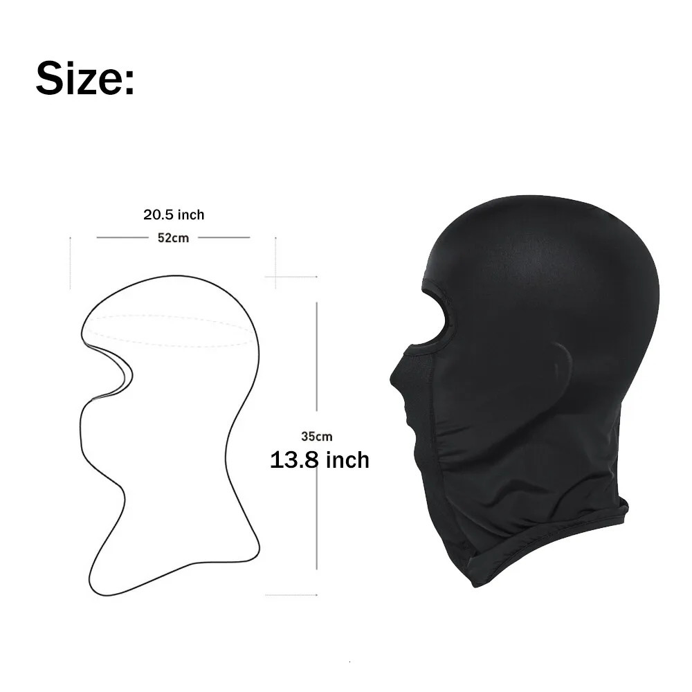 Tactical Balaclava Cooling Motorcycle Face Mask Men Women Cycling Face Cover Mask UV Protection Neck Face Protect Scarf 250624
