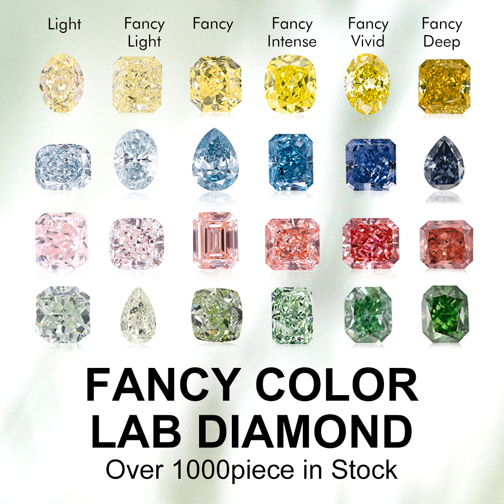 International IGI GIA Certificate Wholesale DEF 1ct 2ct 3ct Loose Lab Created Diamond HPHT CVD VS2 Fancy Shape Lab Grown Diamond