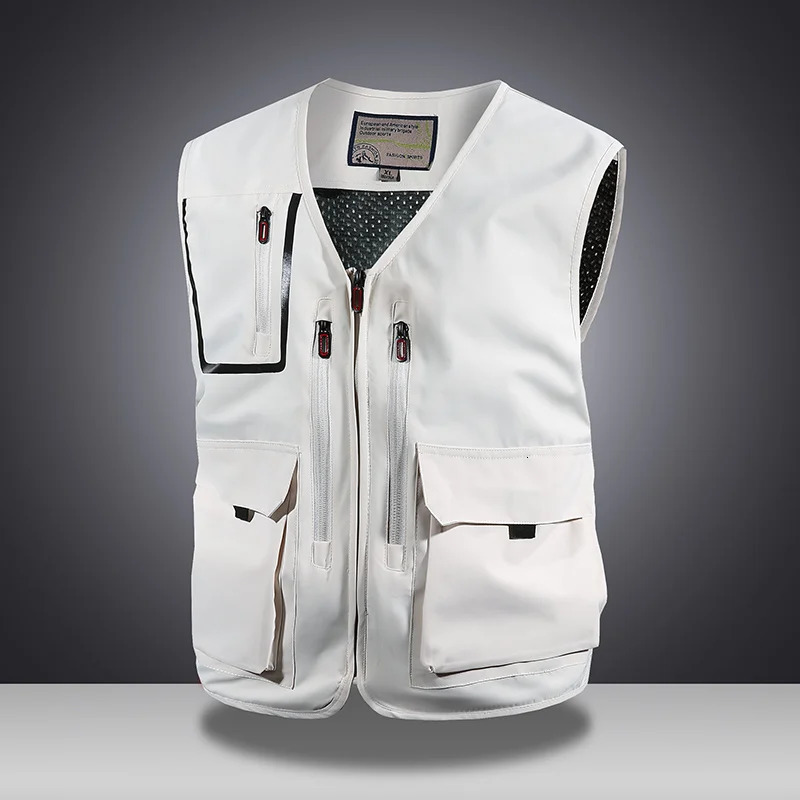 Multi-color Male Tooling Pography Vest Men Fishing Vest Mens Outdoor Mountaineering Multifunctional Pocket Tactical Vest 250617