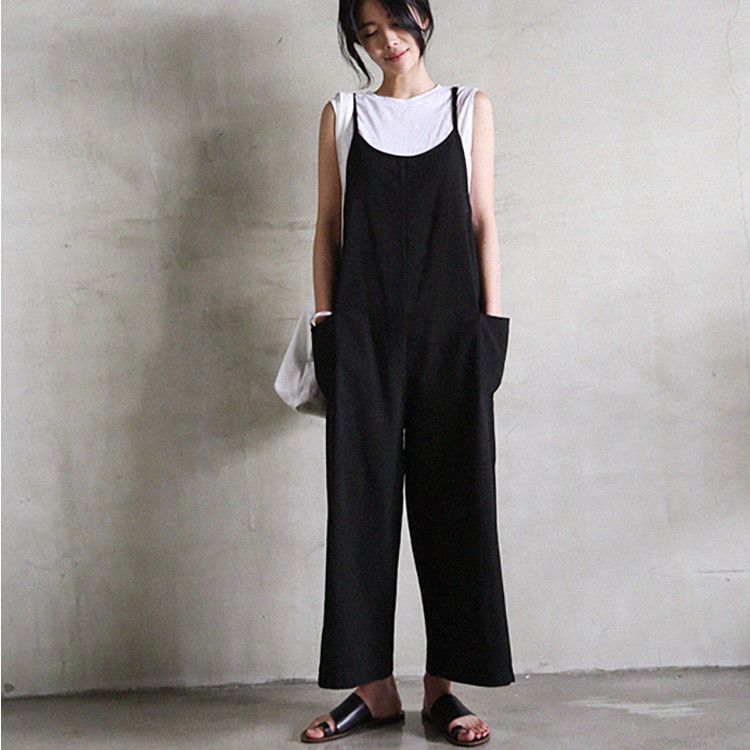 GC210 Korean style trendy loose casual overalls thin style