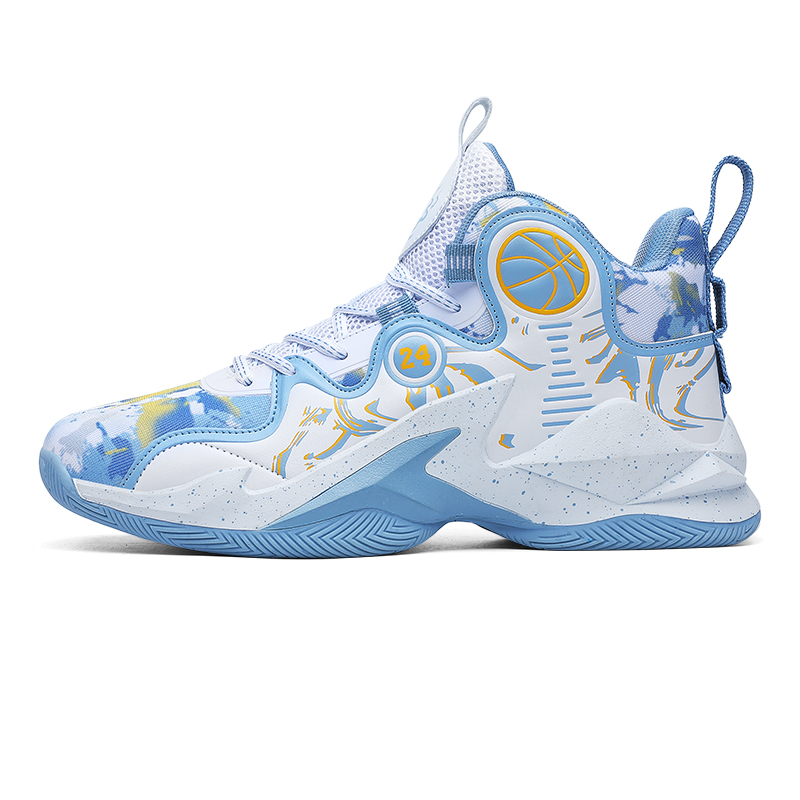 8106-Boys Basketball Shoes Fashionable and Breathable Indoor and Outdoor Sneakers Comfortable Basketball Shoes Non-slip Running Basketball Shoes