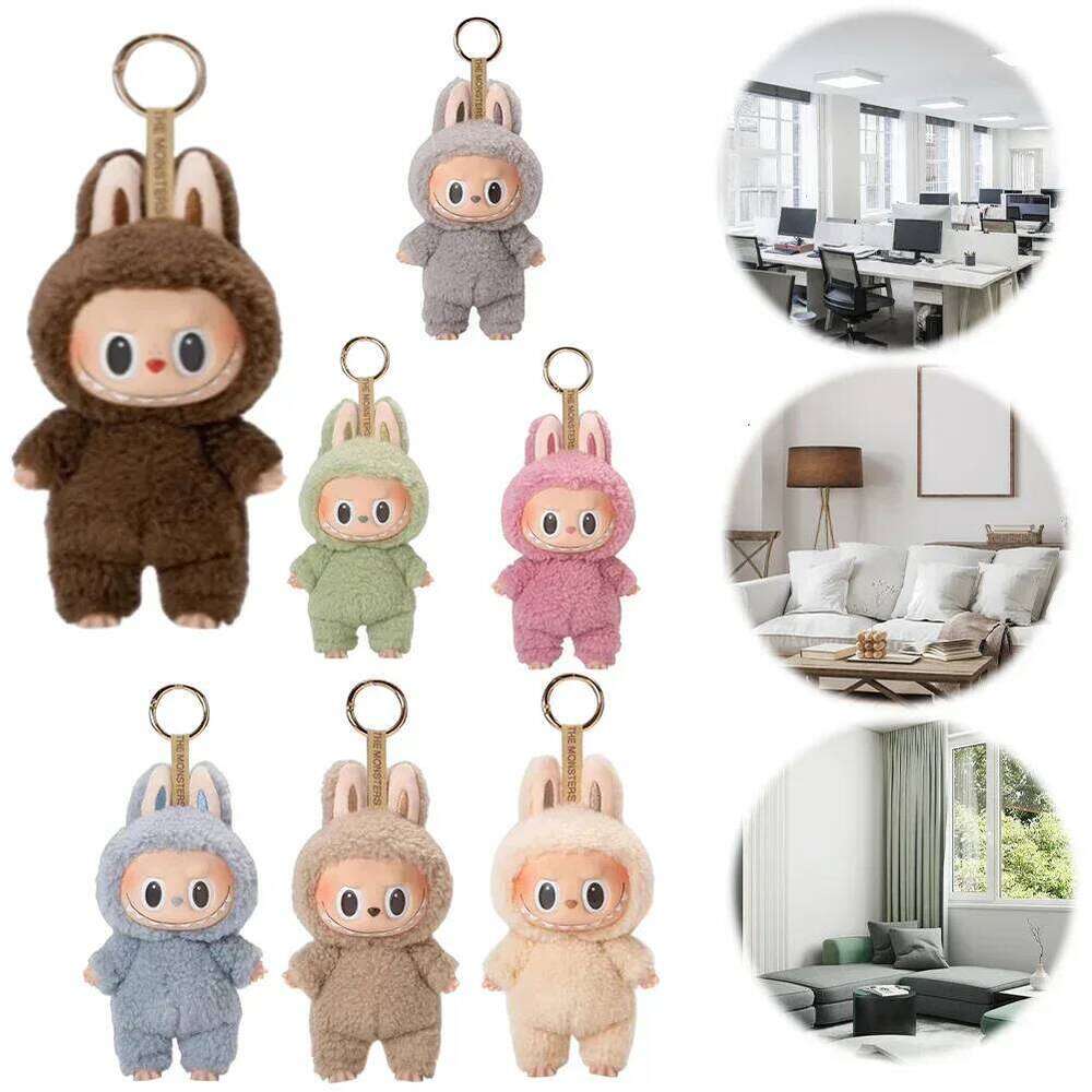 Cute Labab plush key chain monster box toy new doll decorative gift