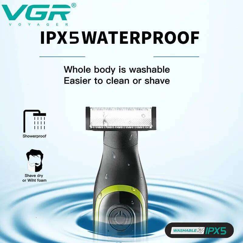 Wet Dry Facial Electric Shaver For Men Beard Stubble Body Groomer Shaving Hine Rechargeable Hair Trimmer